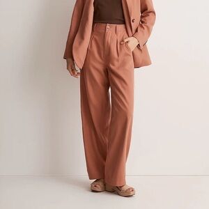 Madewell Dried Rose Linen Trousers